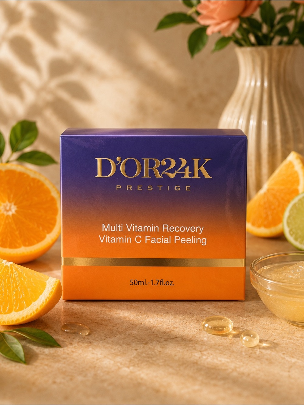 ✨🍊D'OR24K Prestige Vitamin C Facial Peeling 🍊✨